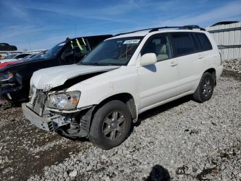  Salvage Toyota Highlander