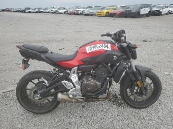  Salvage Yamaha Fz-07 09