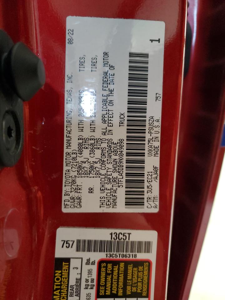 Toyota Tundra Crewmax Sr Image 7