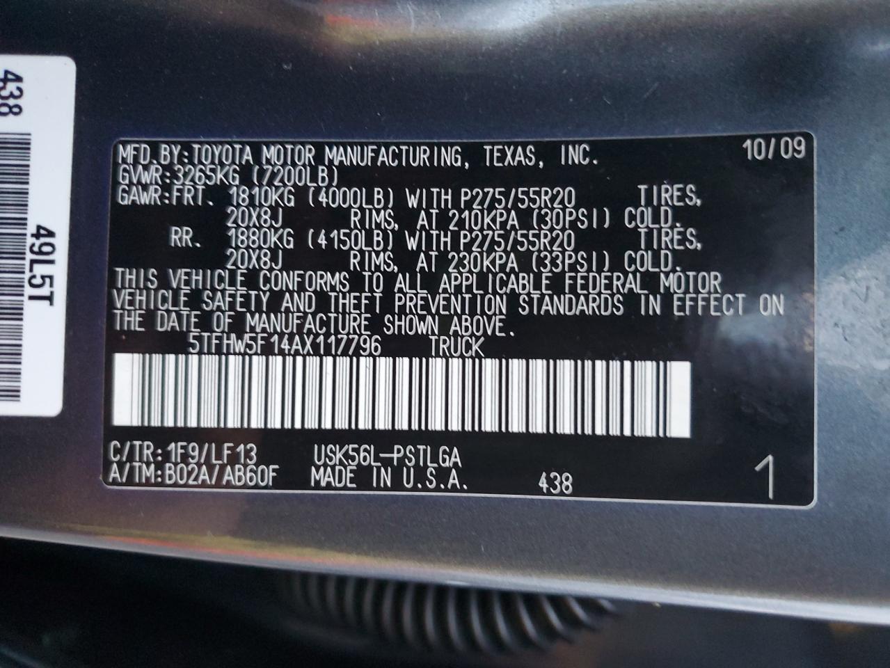 Toyota Tundra Crewmax Limited Image 5