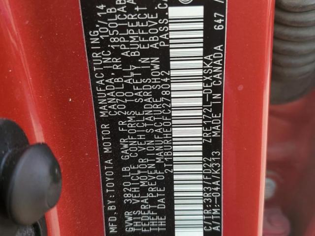 Toyota Corolla L Image 12