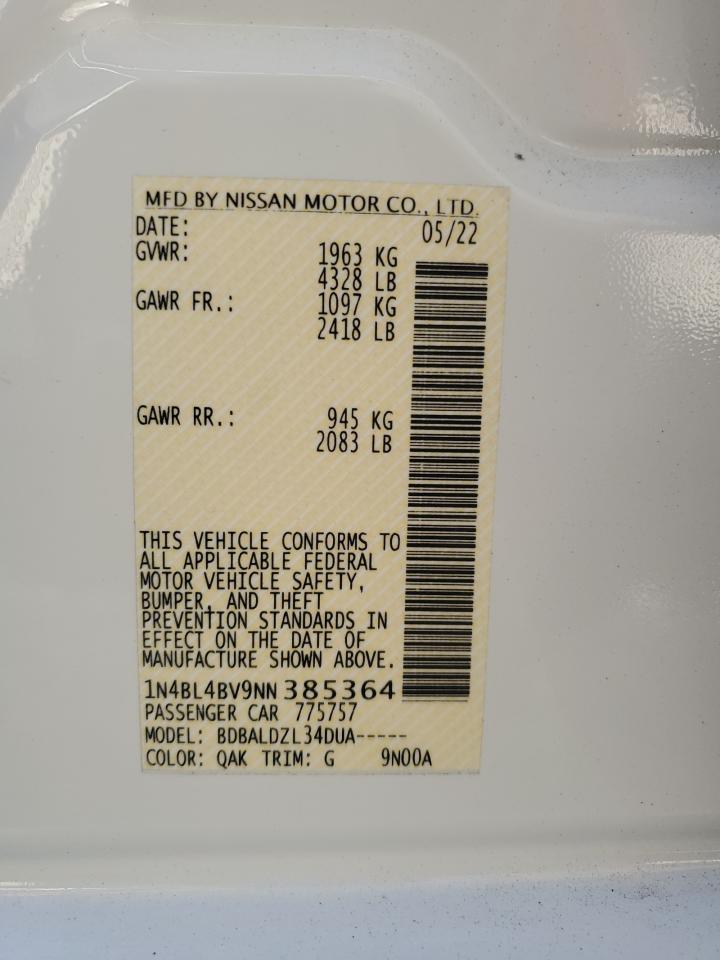 Nissan Altima S Image 9