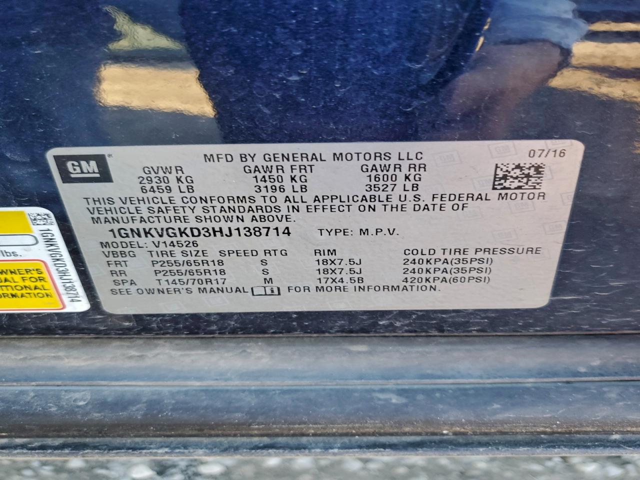 Chevrolet Traverse Lt Image 11