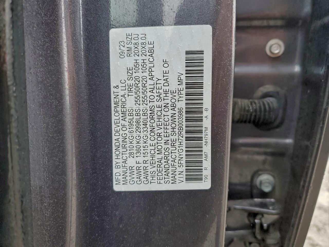 Honda Pilot Touring Image 11