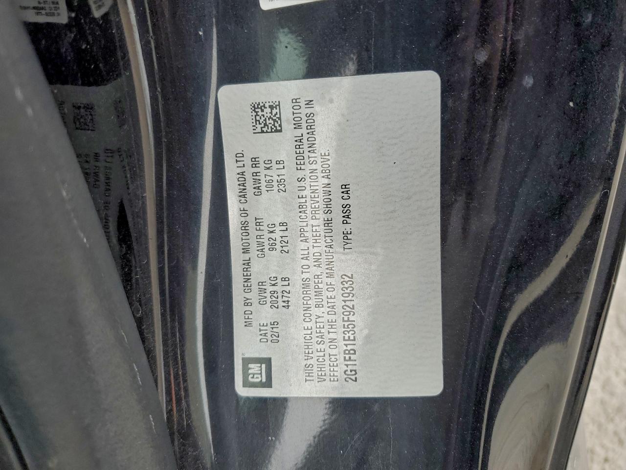 Chevrolet Camaro Ls Image 9