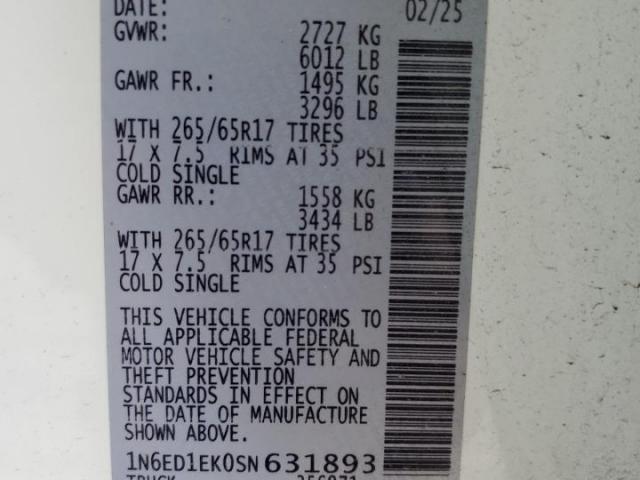 Nissan Frontier S Image 7