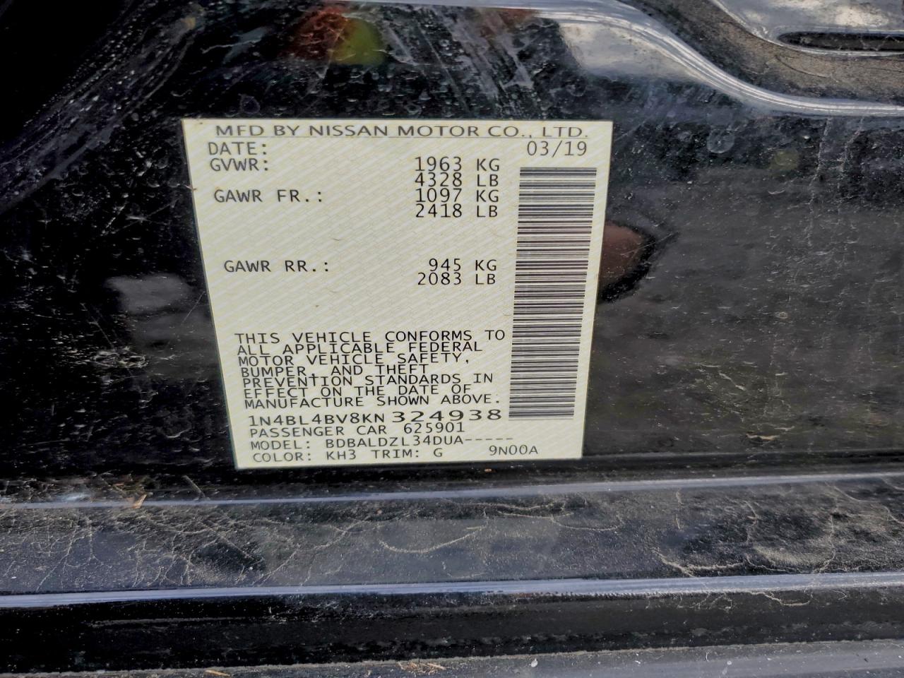 Nissan Altima S Image 10