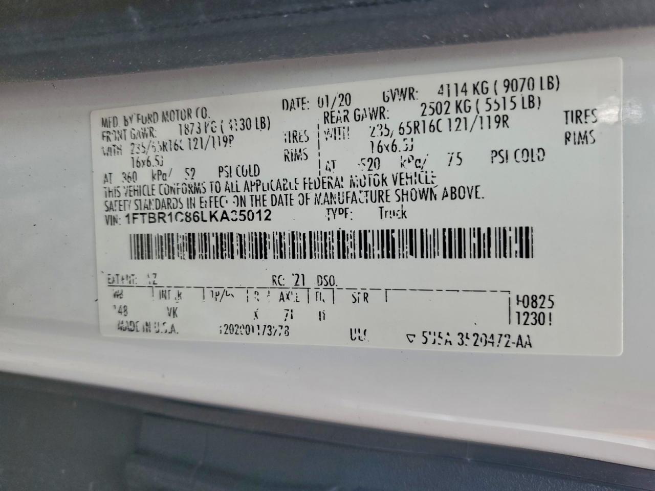 Ford Transit T-250 Image 7