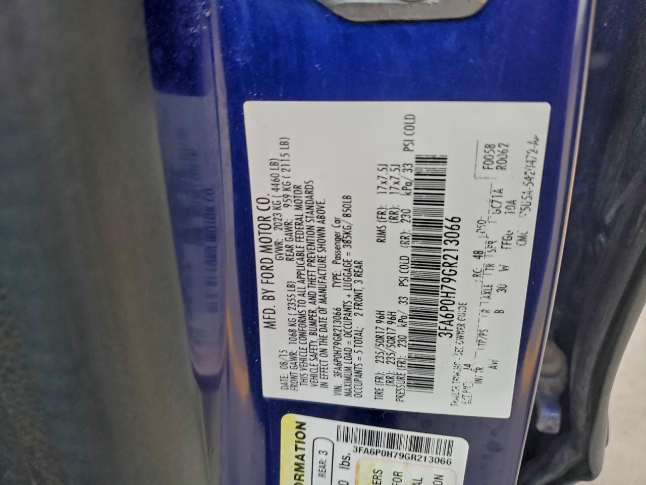 Ford Fusion Se Image 2