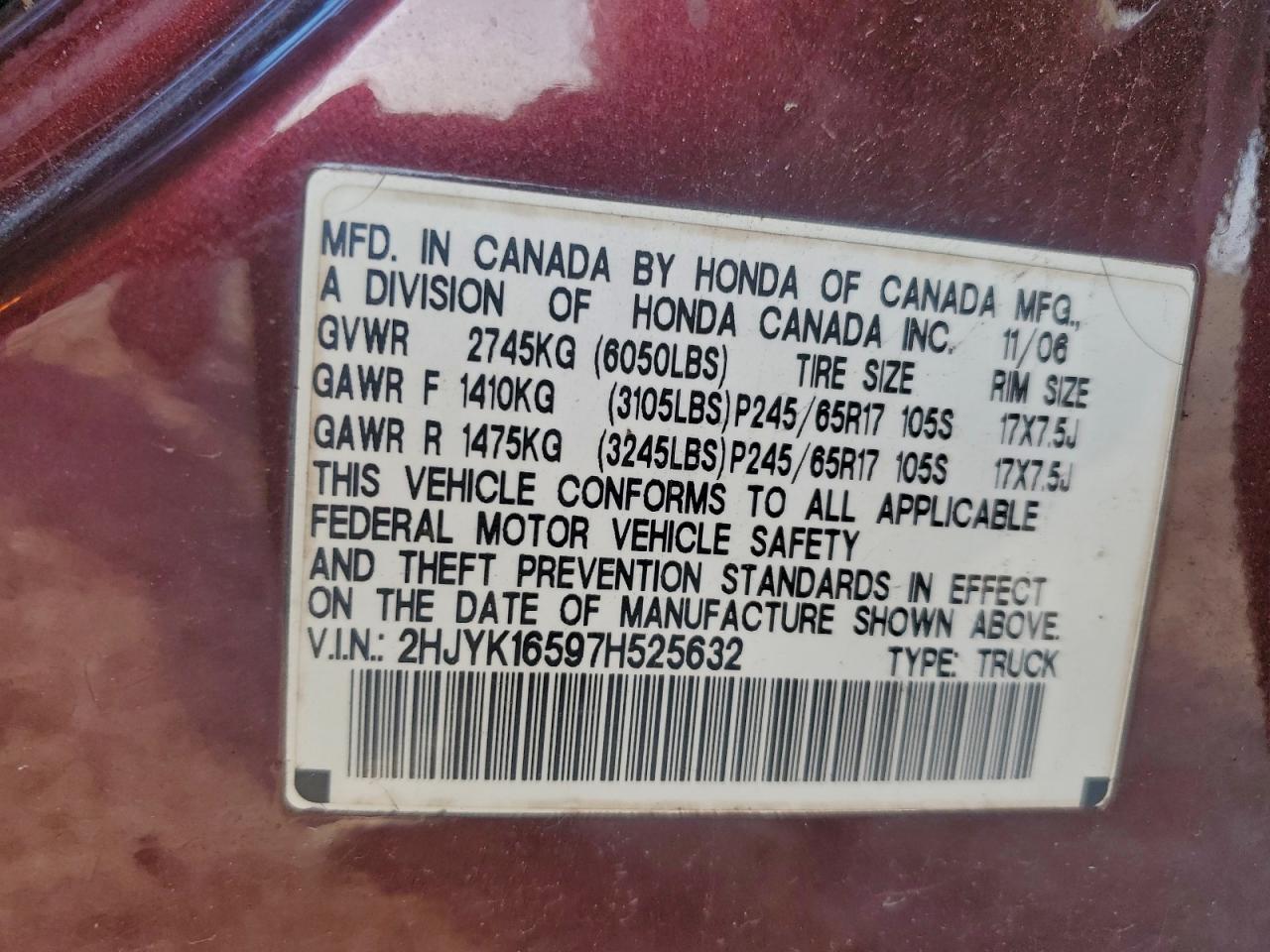 Honda Ridgeline Rtl Image 11