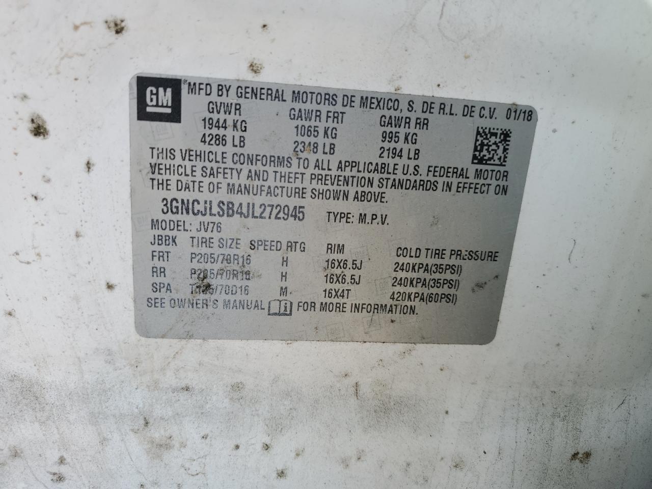 Chevrolet Trax 1lt Image 13