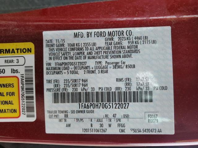 Ford Fusion Se Image 2