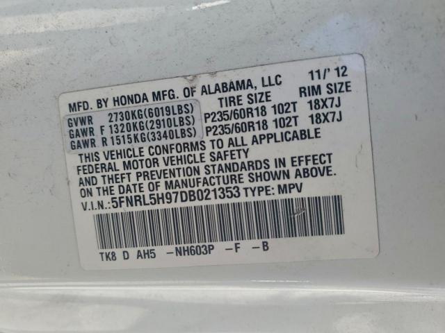 Honda Odyssey Touring Image 14