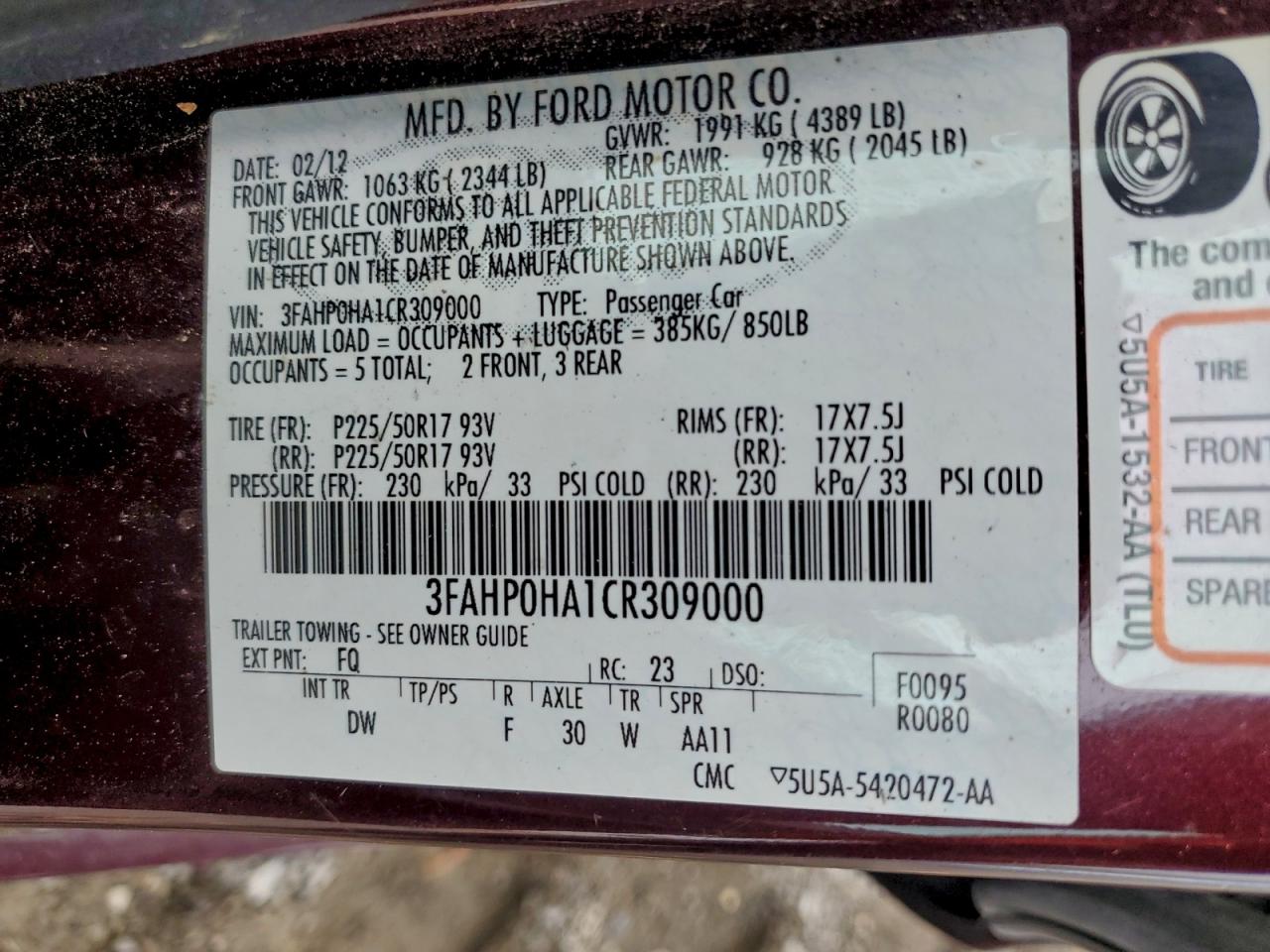 Ford Fusion Se Image 2