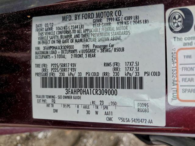 Ford Fusion Se Image 2