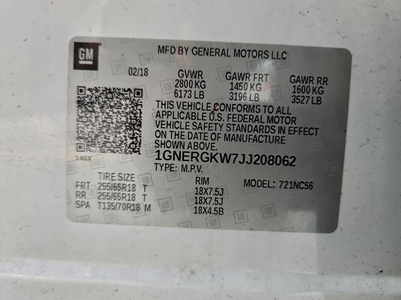 Chevrolet Traverse Lt Image 11