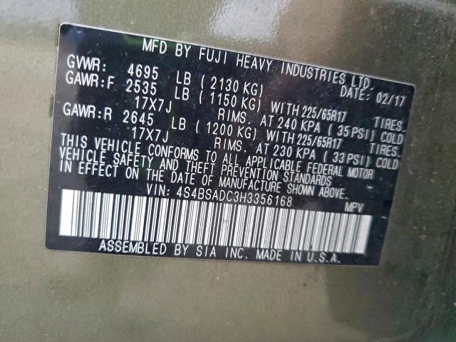 Subaru Outback 2.5i Premium Image 9