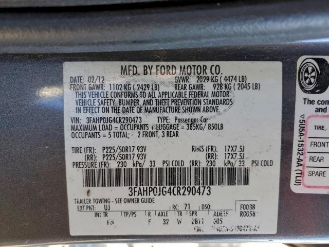 Ford Fusion Sel Image 5