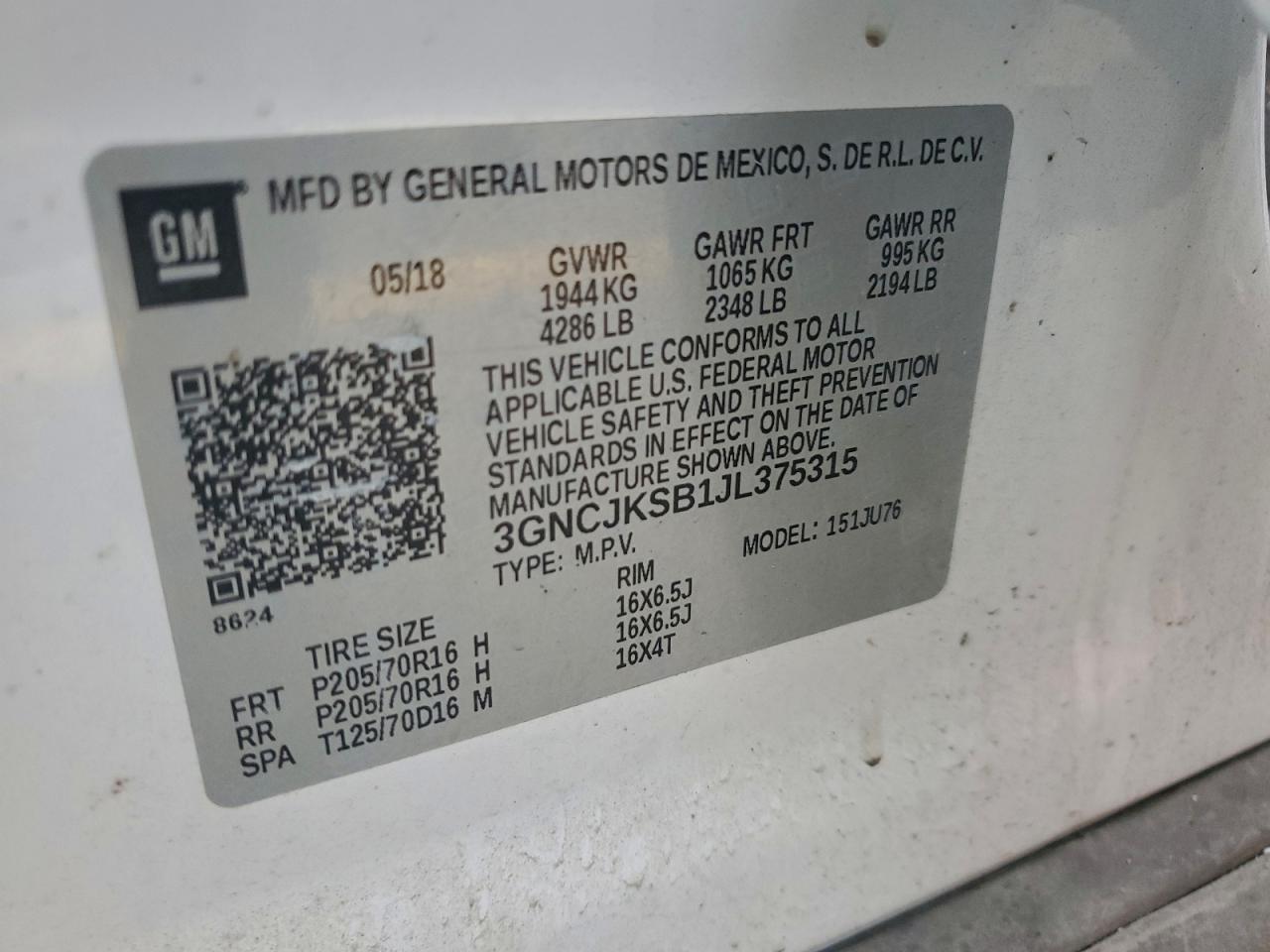 Chevrolet Trax Ls Image 6