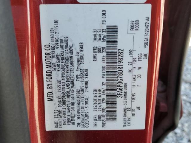 Ford Fusion S Image 5